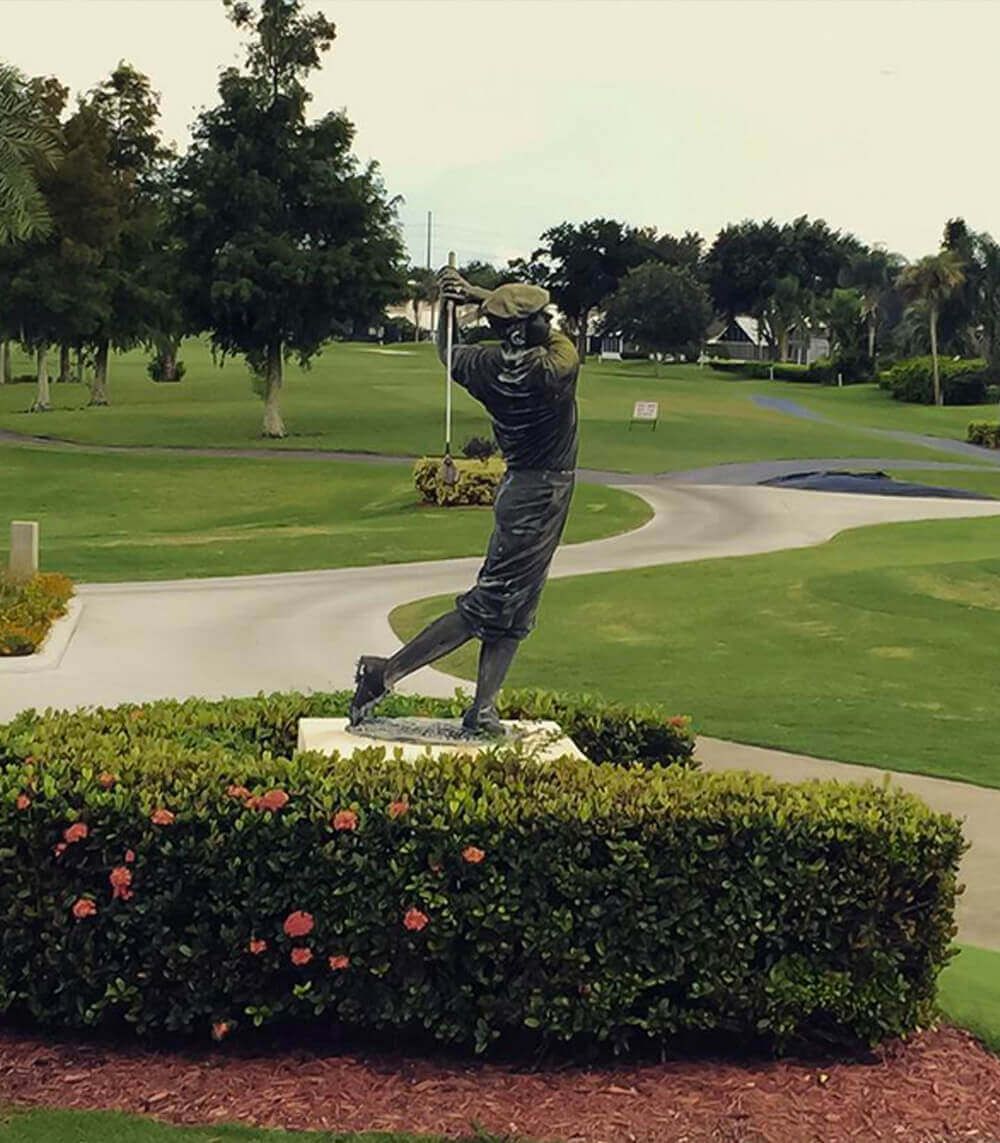 venture golf statue